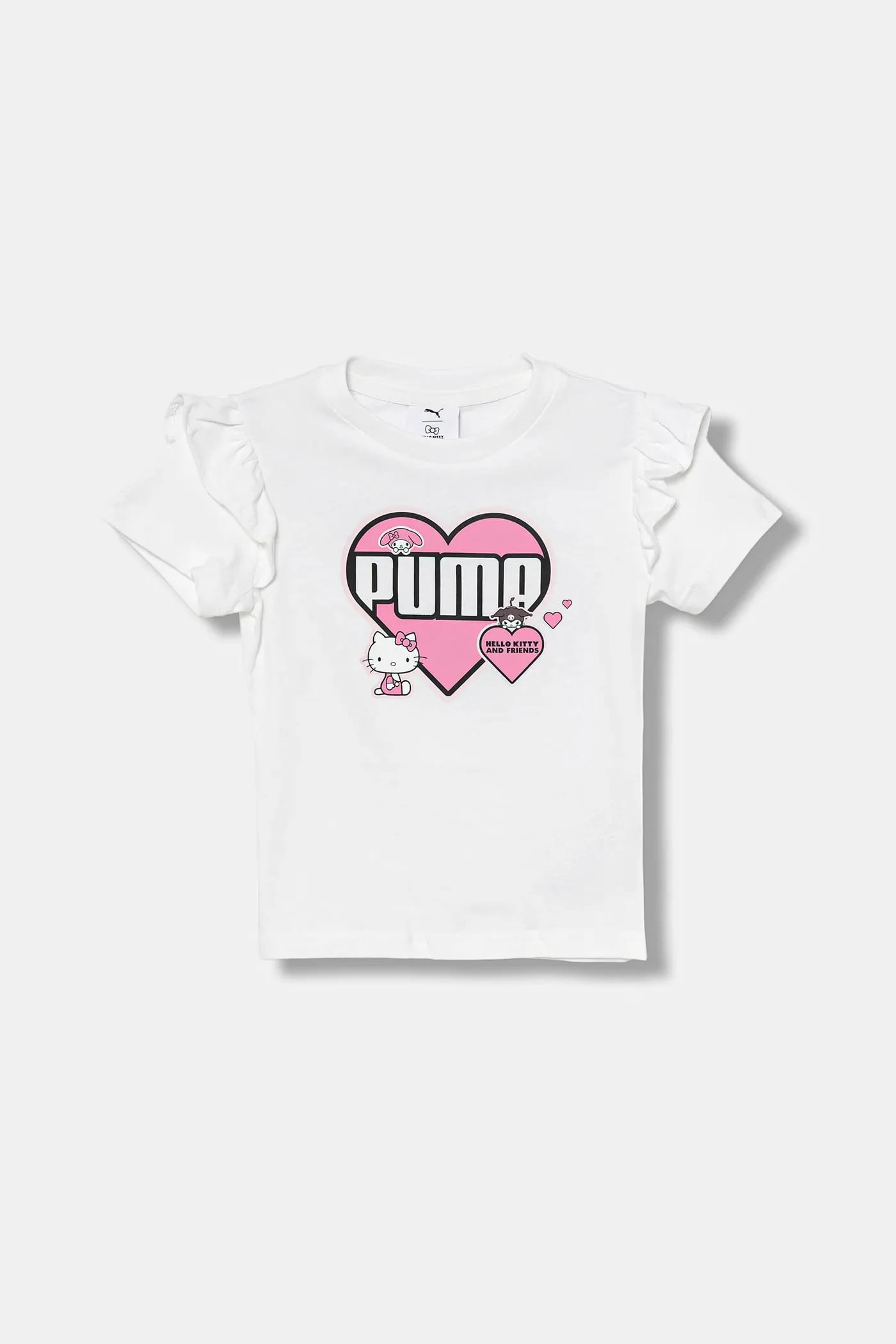 Детская хлопковая футболка Puma X HELLO KITTY & FRIENDS Футболка с рюшами