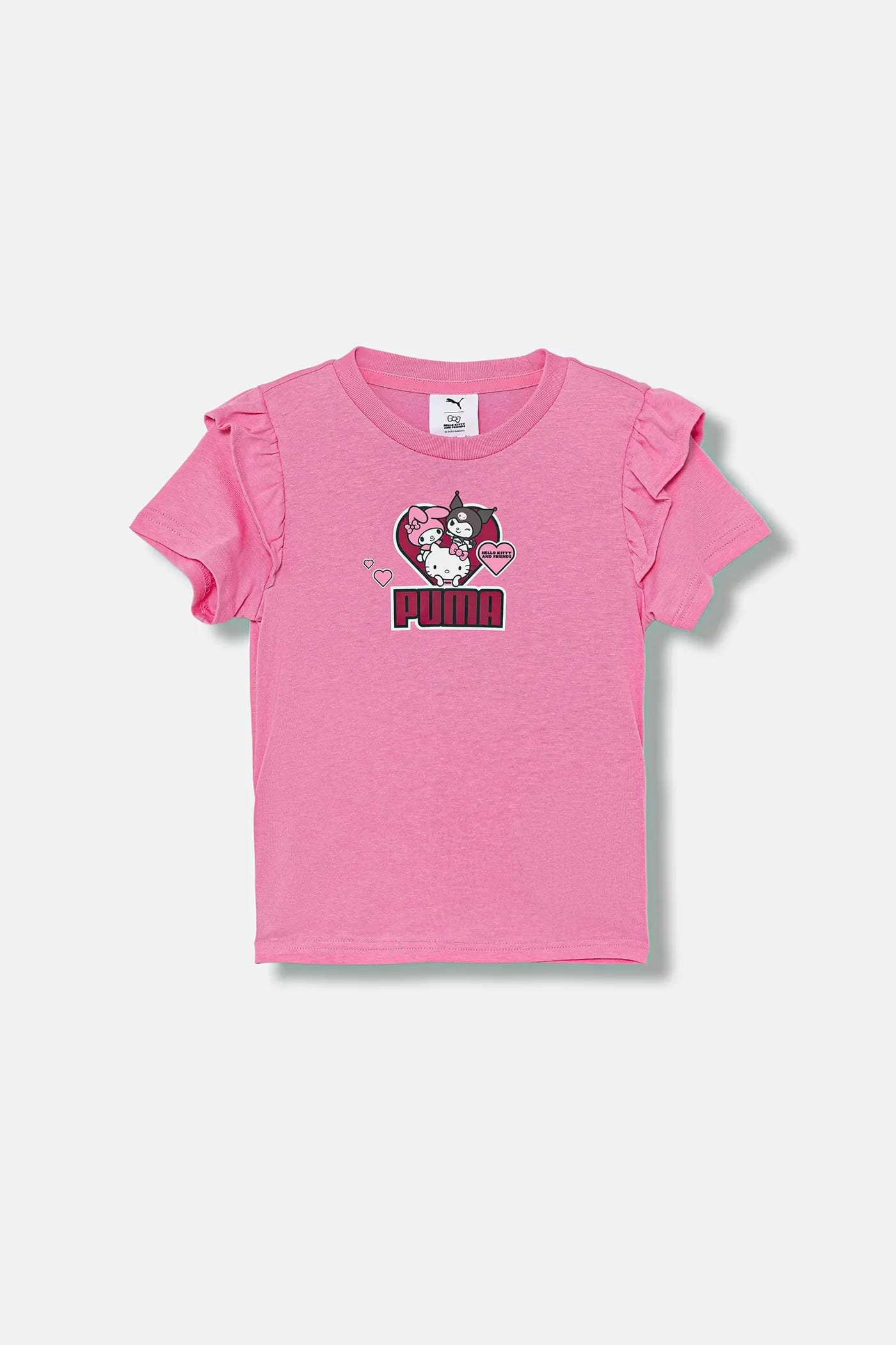 Детская хлопковая футболка Puma X HELLO KITTY & FRIENDS Футболка с рюшами