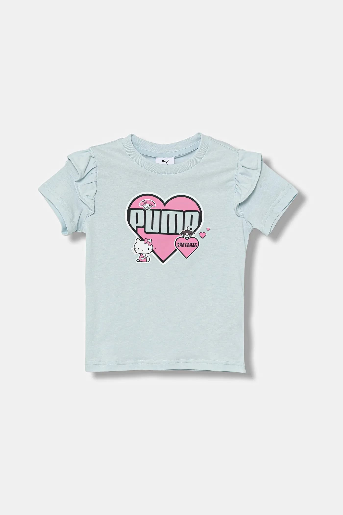 Детская хлопковая футболка Puma X HELLO KITTY & FRIENDS Футболка с рюшами