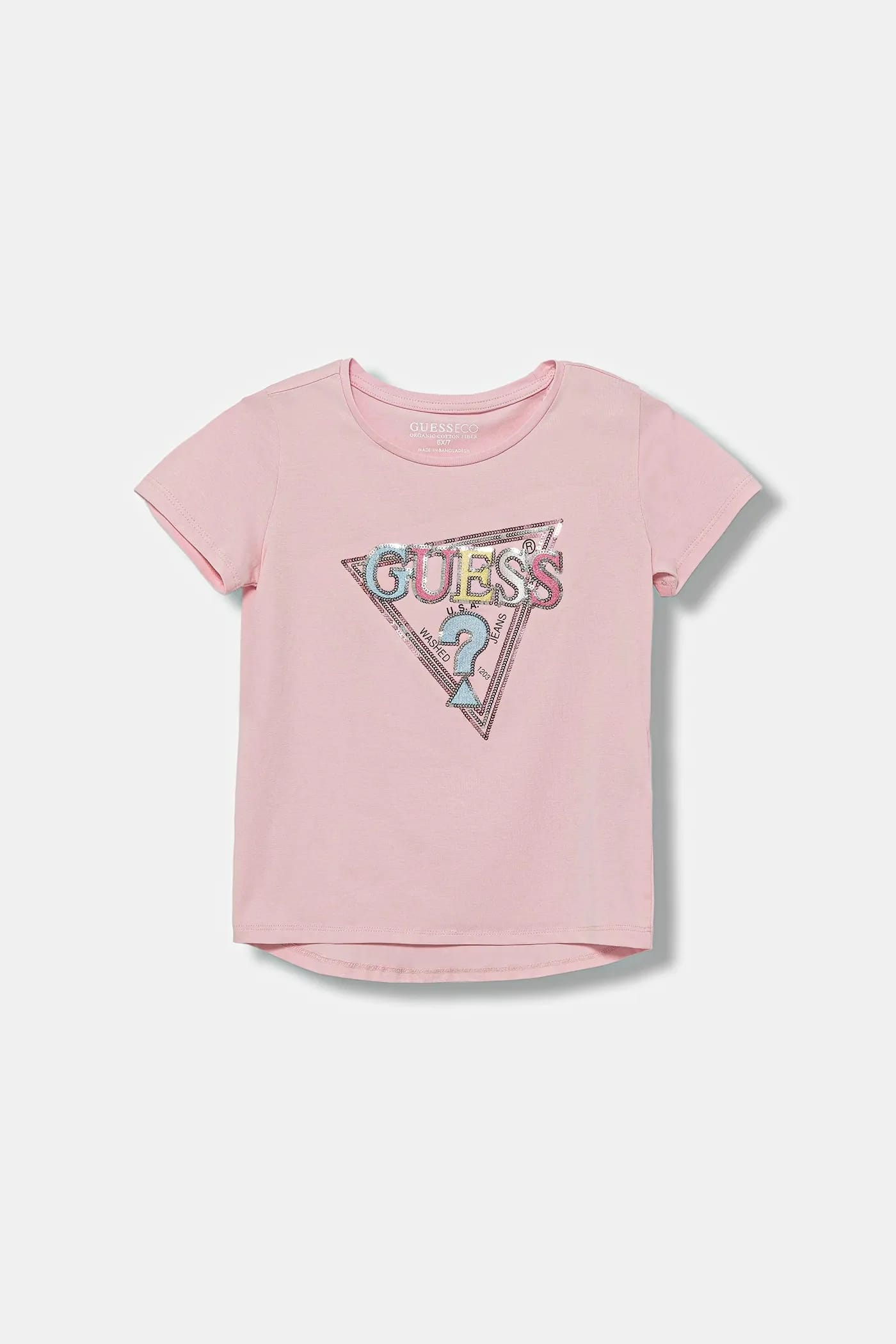 Детская футболка розовая для девочек