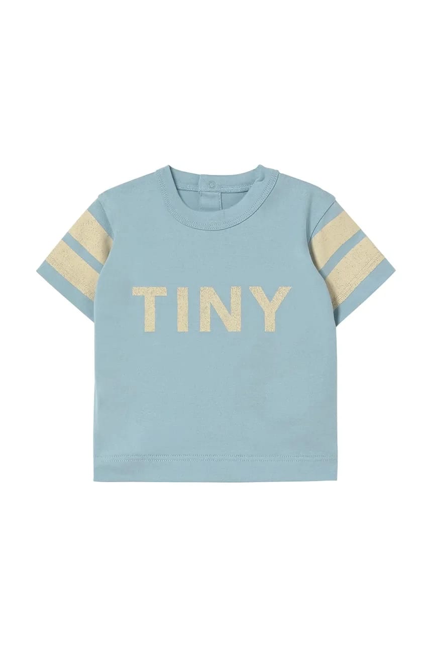 Хлопковая детская футболка STRIPES LOGO BABY TEE