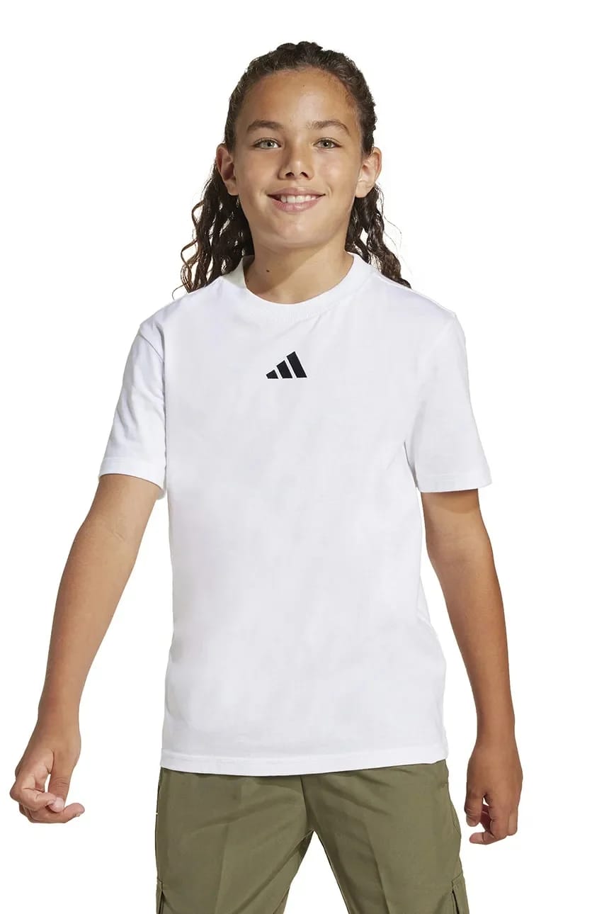 Детская хлопковая футболка белая для мальчиков - фото 6