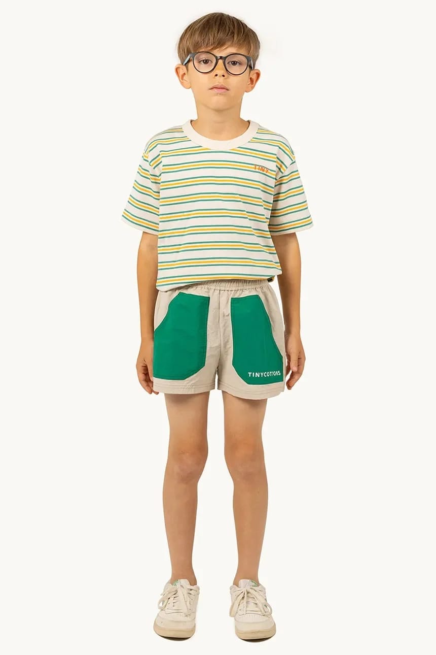 Детская хлопковая футболка STRIPES MULTICOLOR TEE - фото 4