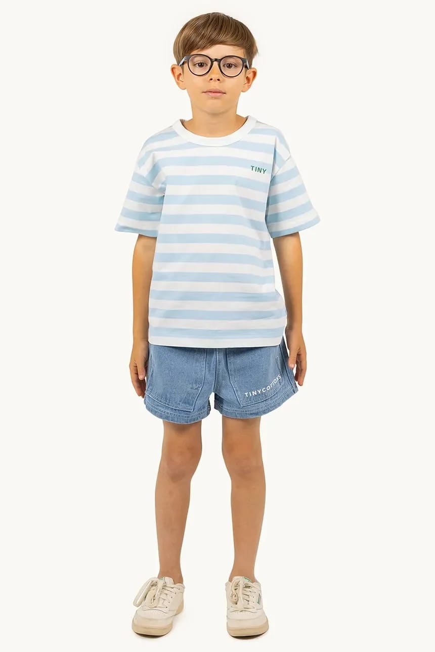Детская хлопковая футболка STRIPES TEE - фото 4