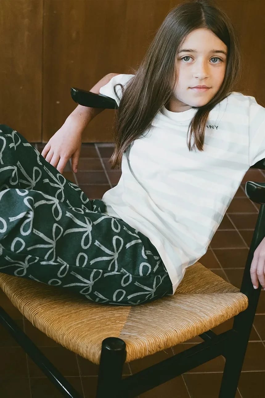 Детская хлопковая футболка STRIPES TEE - фото 5