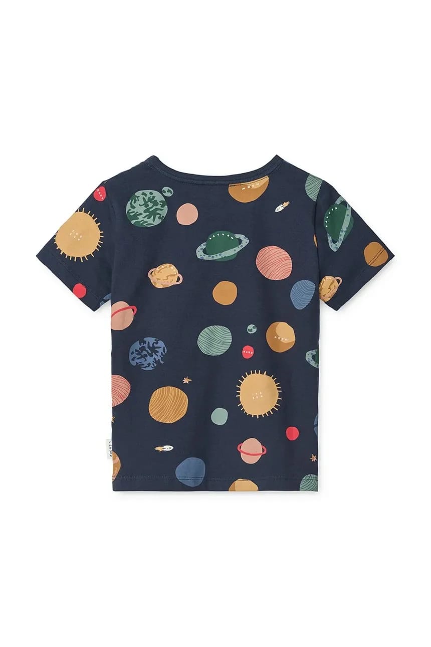 Детская хлопковая футболка Apia Printed Shortsleeve T-shirt военно-морской для мальчиков - фото 3