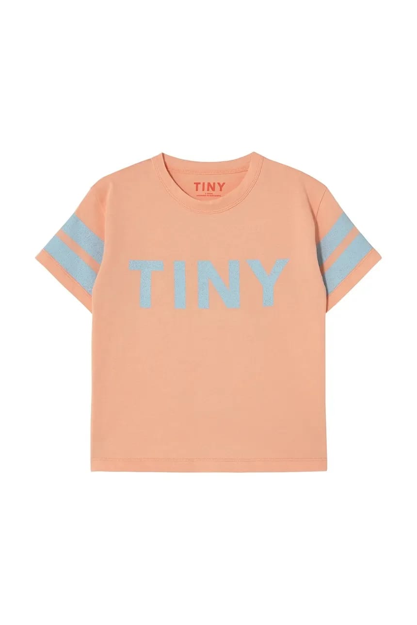 Детская хлопковая футболка STRIPES LOGO TEE апельсин для мальчиков - фото 2