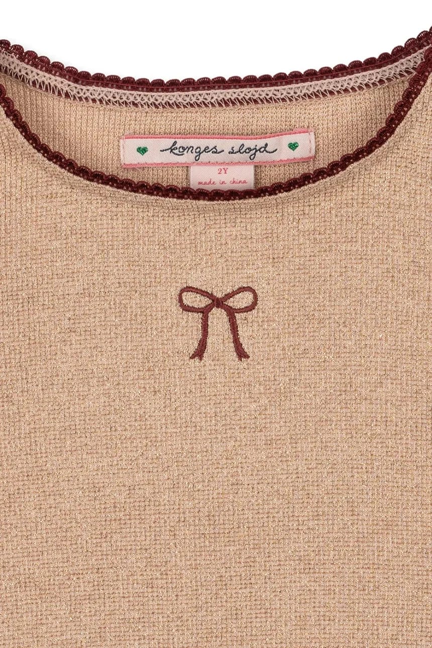 ROLI BLOUSE детская с длинным рукавом бежевый для девочек - фото 3