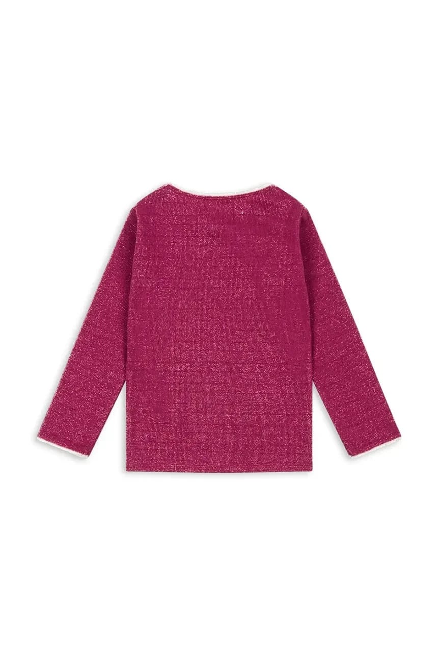 ROLI BLOUSE детская с длинным рукавом бордовый для девочек - фото 2