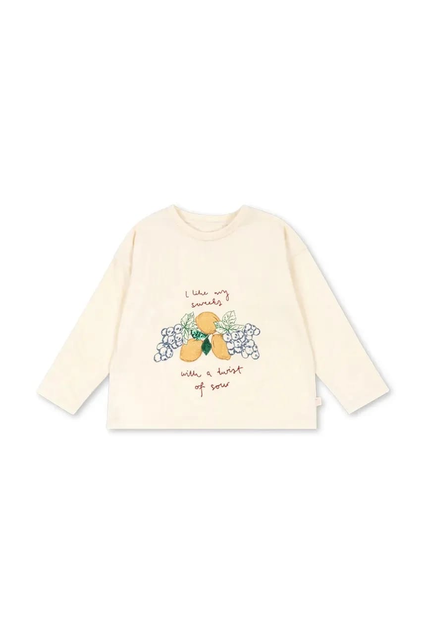 Детская хлопковая футболка с длинными рукавами LIN LS TEE GOTS