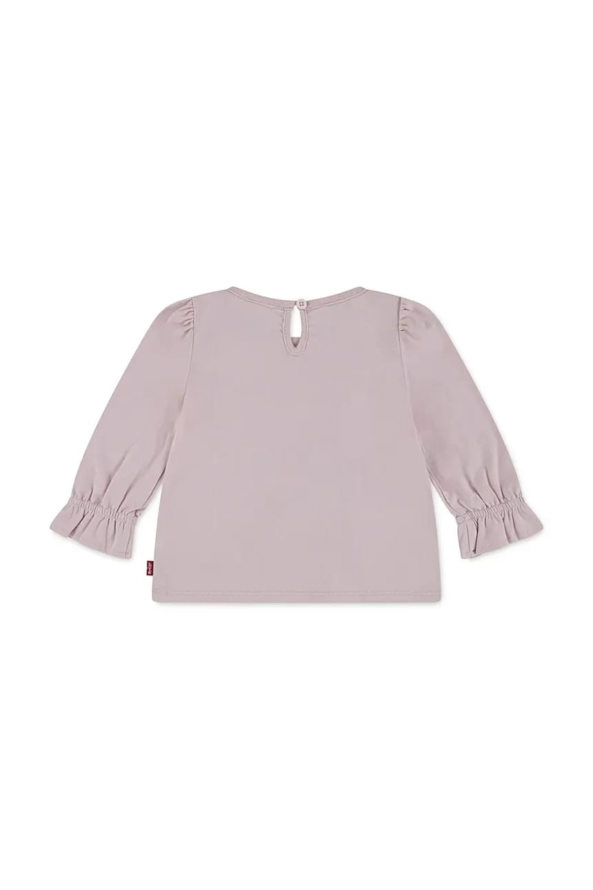 Детский хлопковый топ с длинными рукавами LS KNOT FRONT KNIT TOP - фото 2
