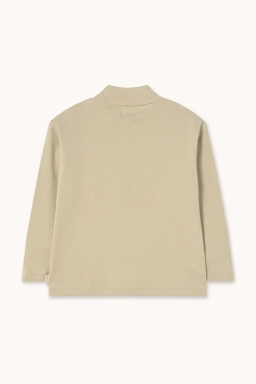 Детский хлопковый лонгслив CHERRY GRAPHIC RIB MOCKNECK - фото 2