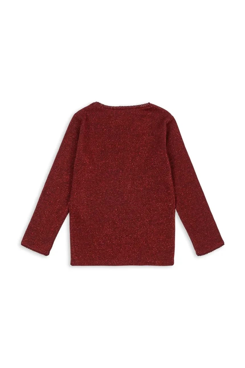 ROLI BLOUSE детская с длинным рукавом красный для девочек - фото 2