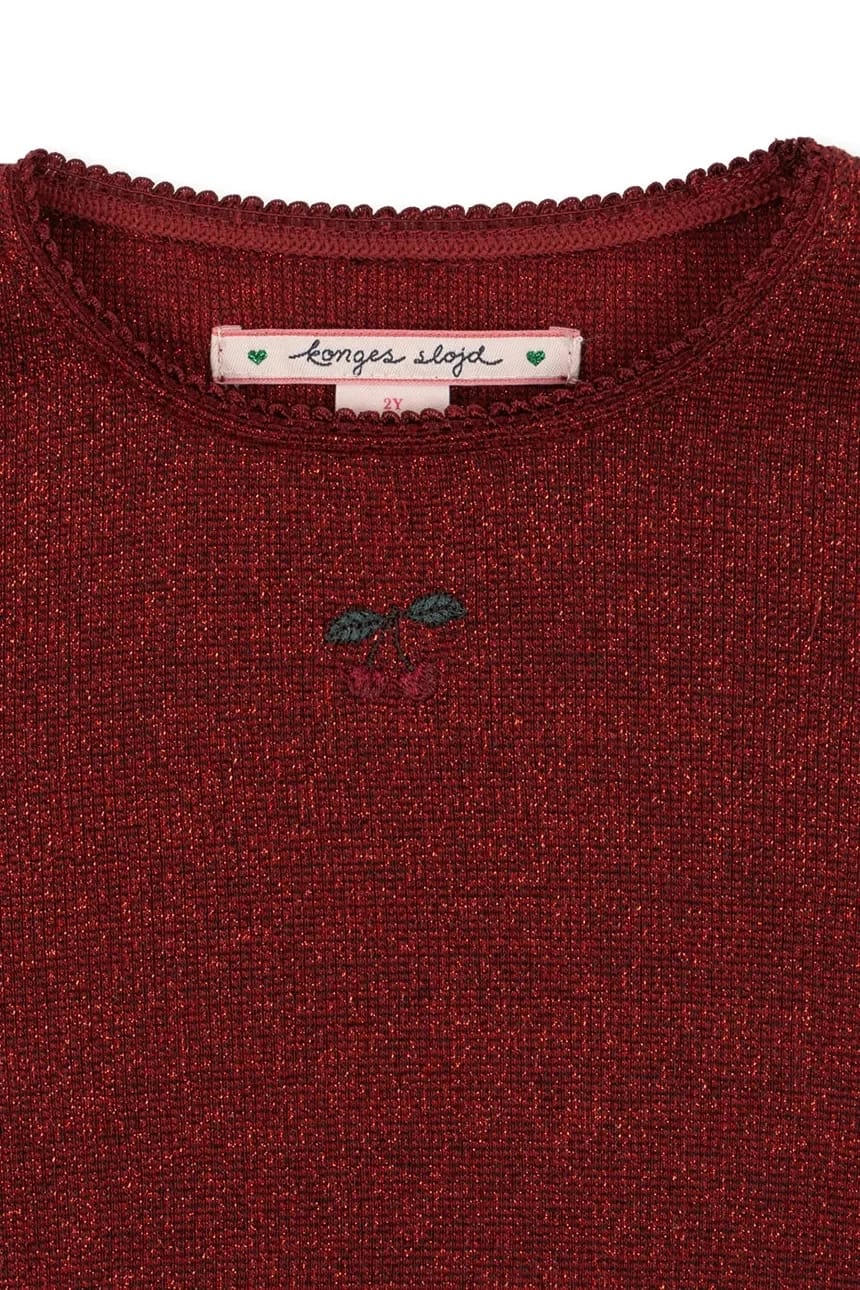 ROLI BLOUSE детская с длинным рукавом красный для девочек - фото 3
