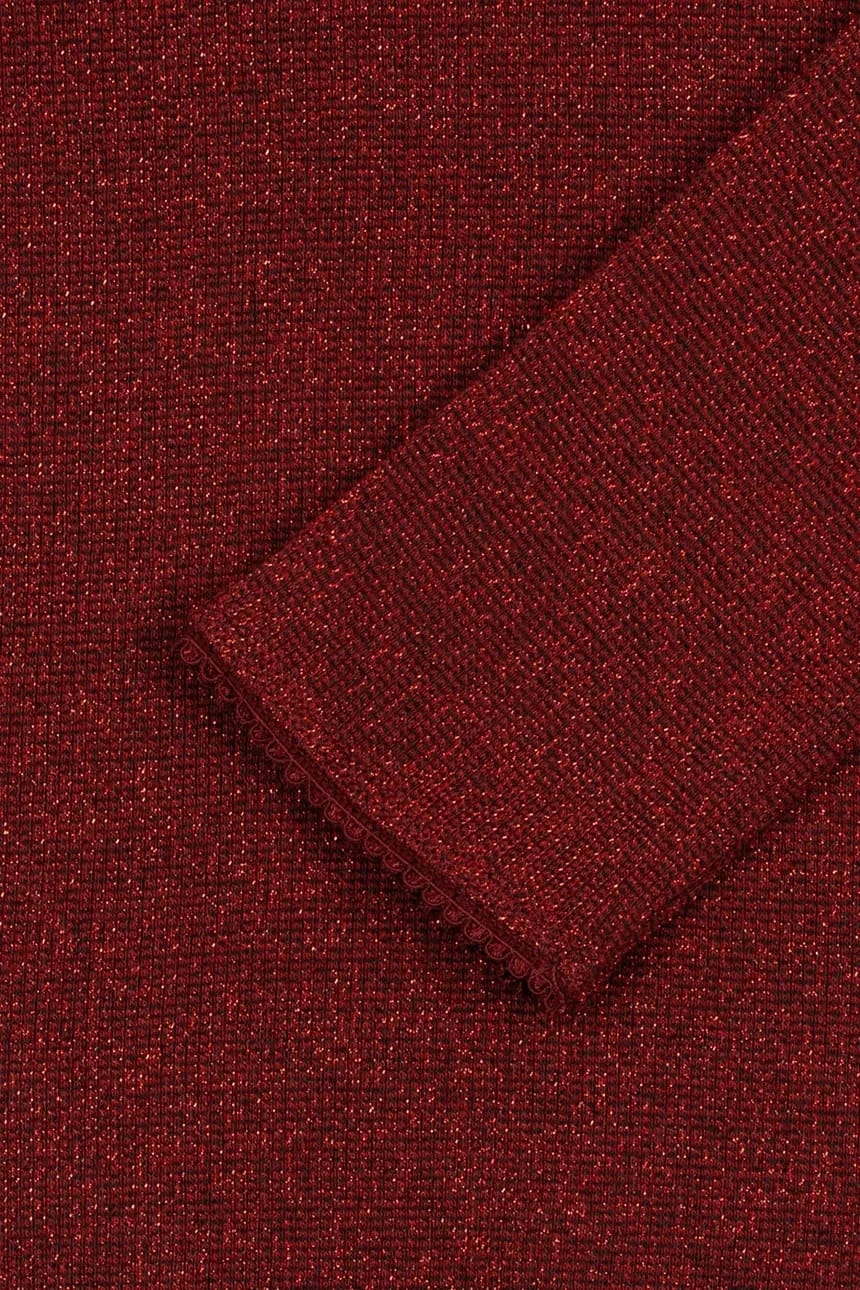 ROLI BLOUSE детская с длинным рукавом красный для девочек - фото 4