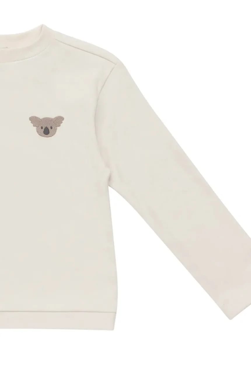Детский хлопковый лонгслив Jorijn Longsleeve Koala - фото 4