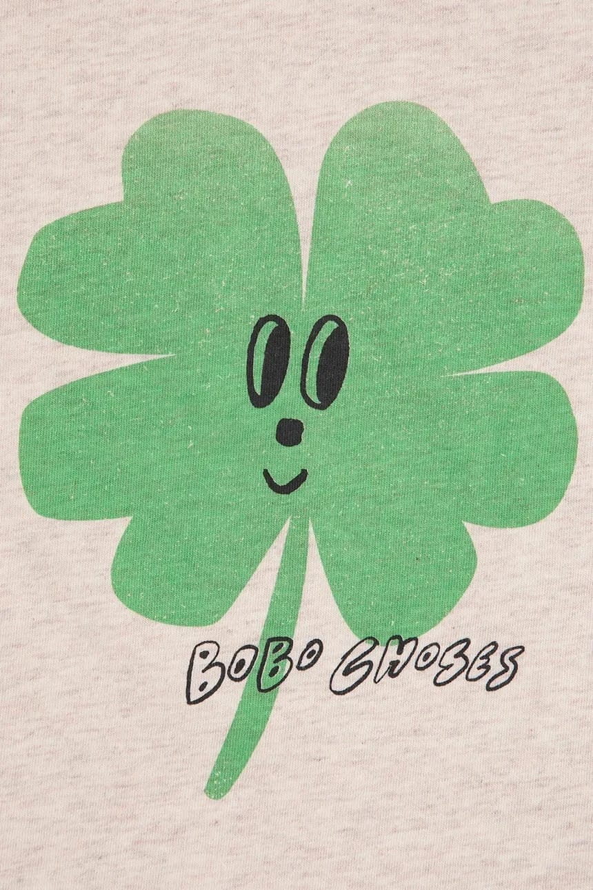 Детская хлопковая рубашка Lucky Clover с длинными рукавами - фото 3