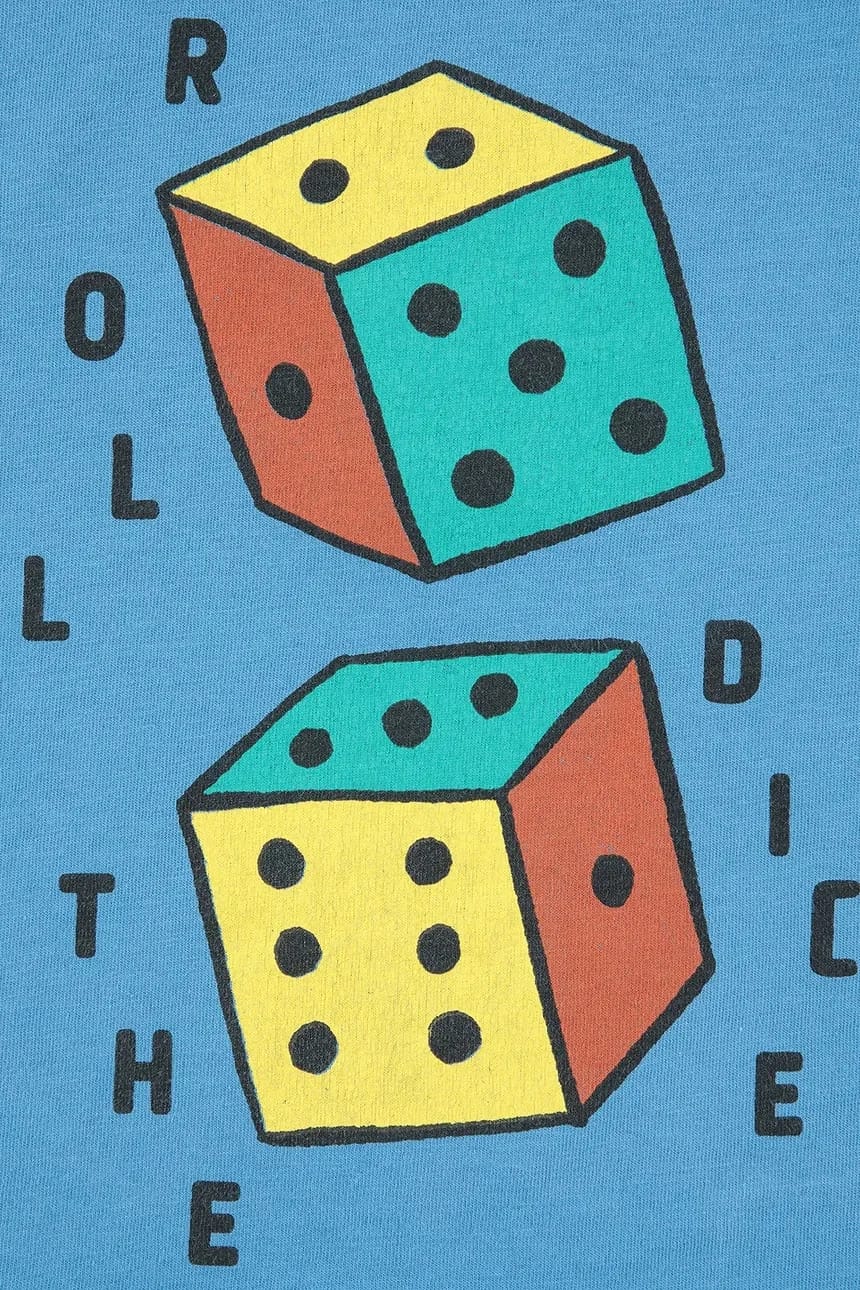 Детская хлопковая рубашка с длинными рукавами Roll The Dice - фото 3