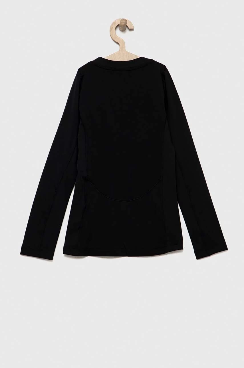 Детский лонгслив черный для мальчиков - фото 2