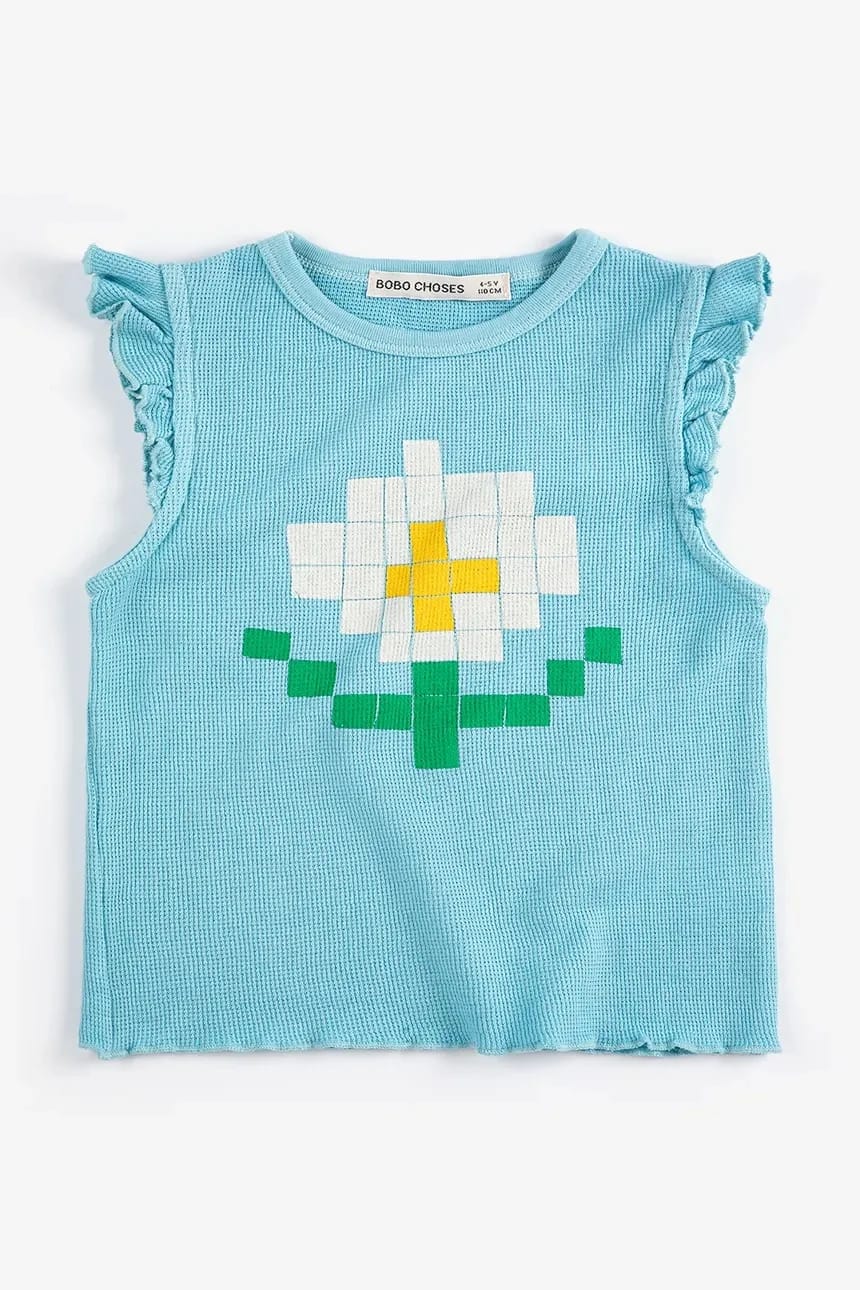 Детский хлопковый топ Pixel Daisy - фото 2