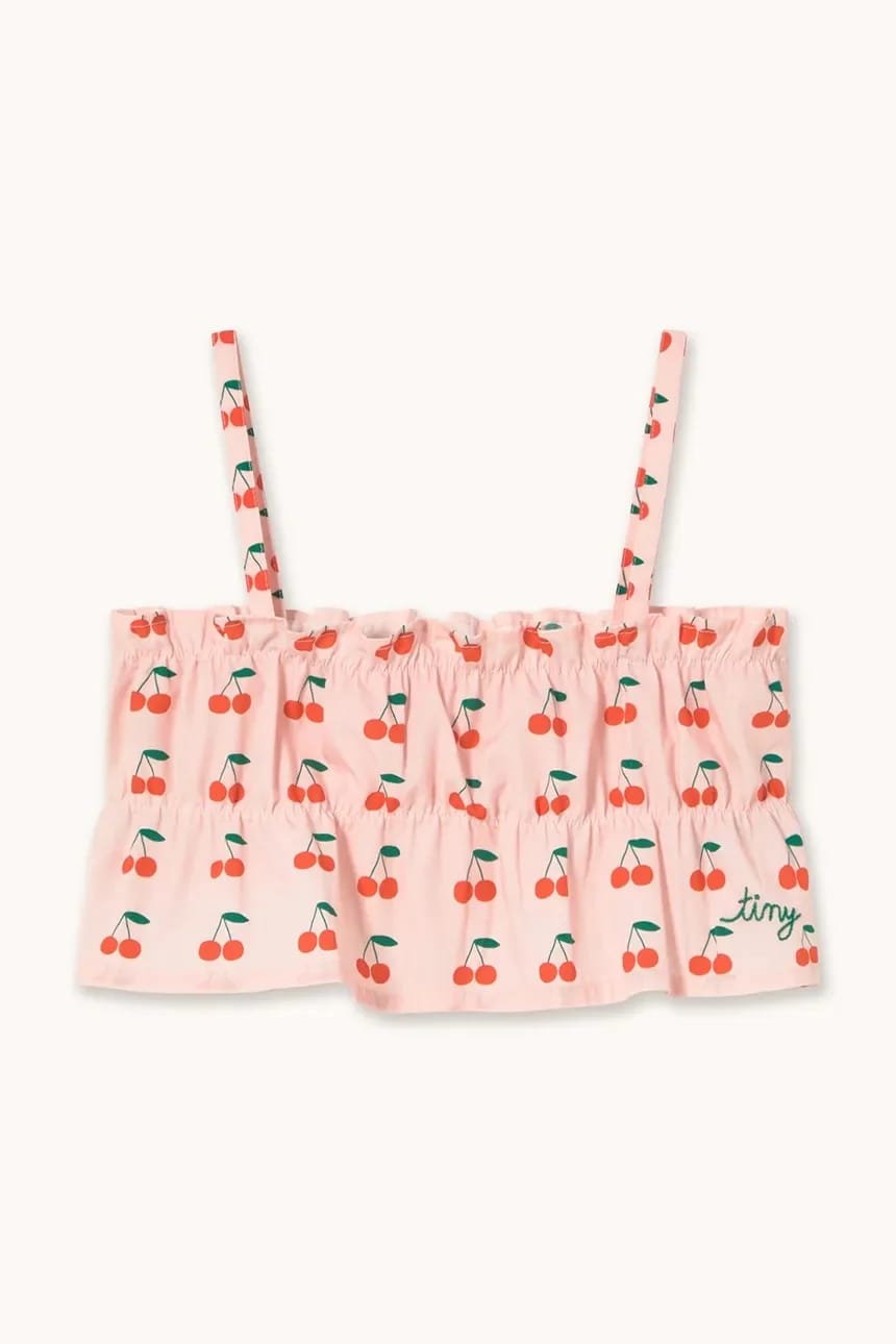 Детский хлопковый топ CHERRIES TOP - фото 2