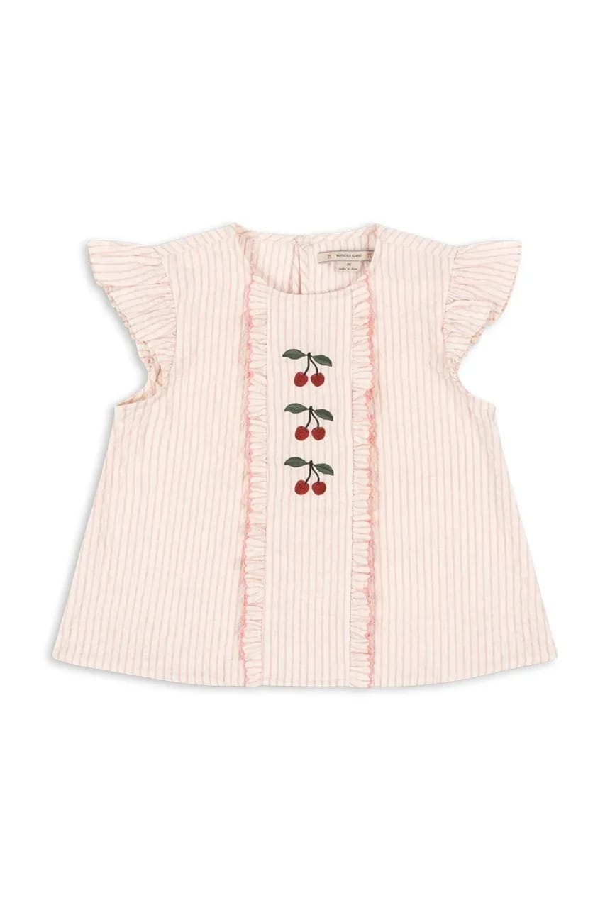 Детский хлопковый топ ELLIE FRILL TOP GOTS - фото 2