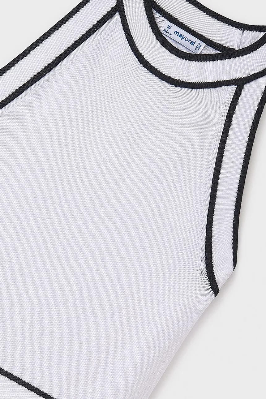 Детский топ белый для девочек - фото 4