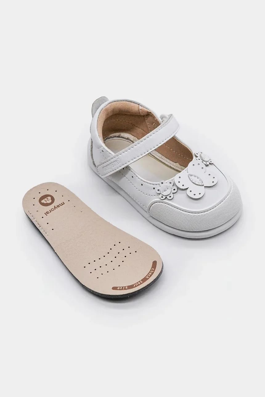 Детские балерины белый для девочек - фото 5