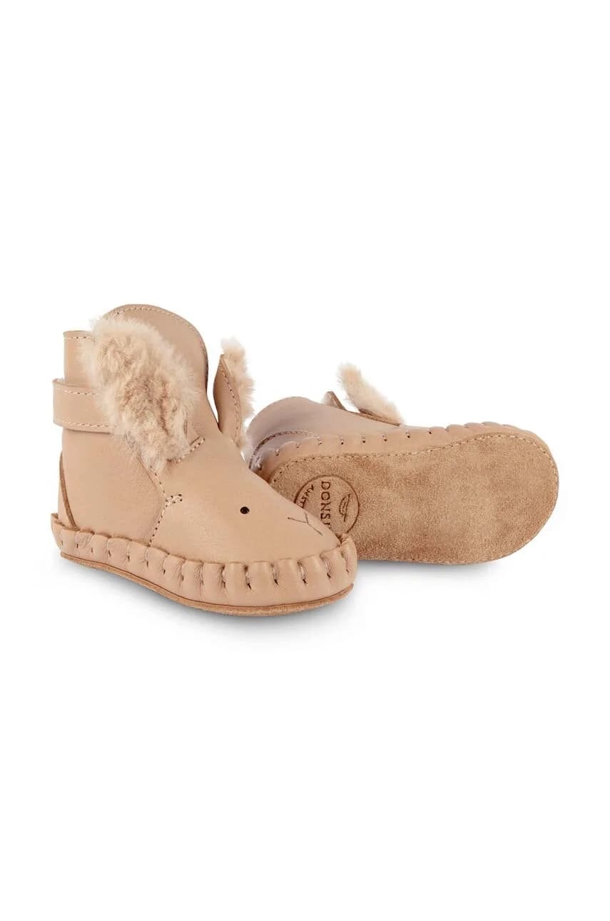 Kapi Exclusive Booties Fluffy Bunny кожаные детские туфли