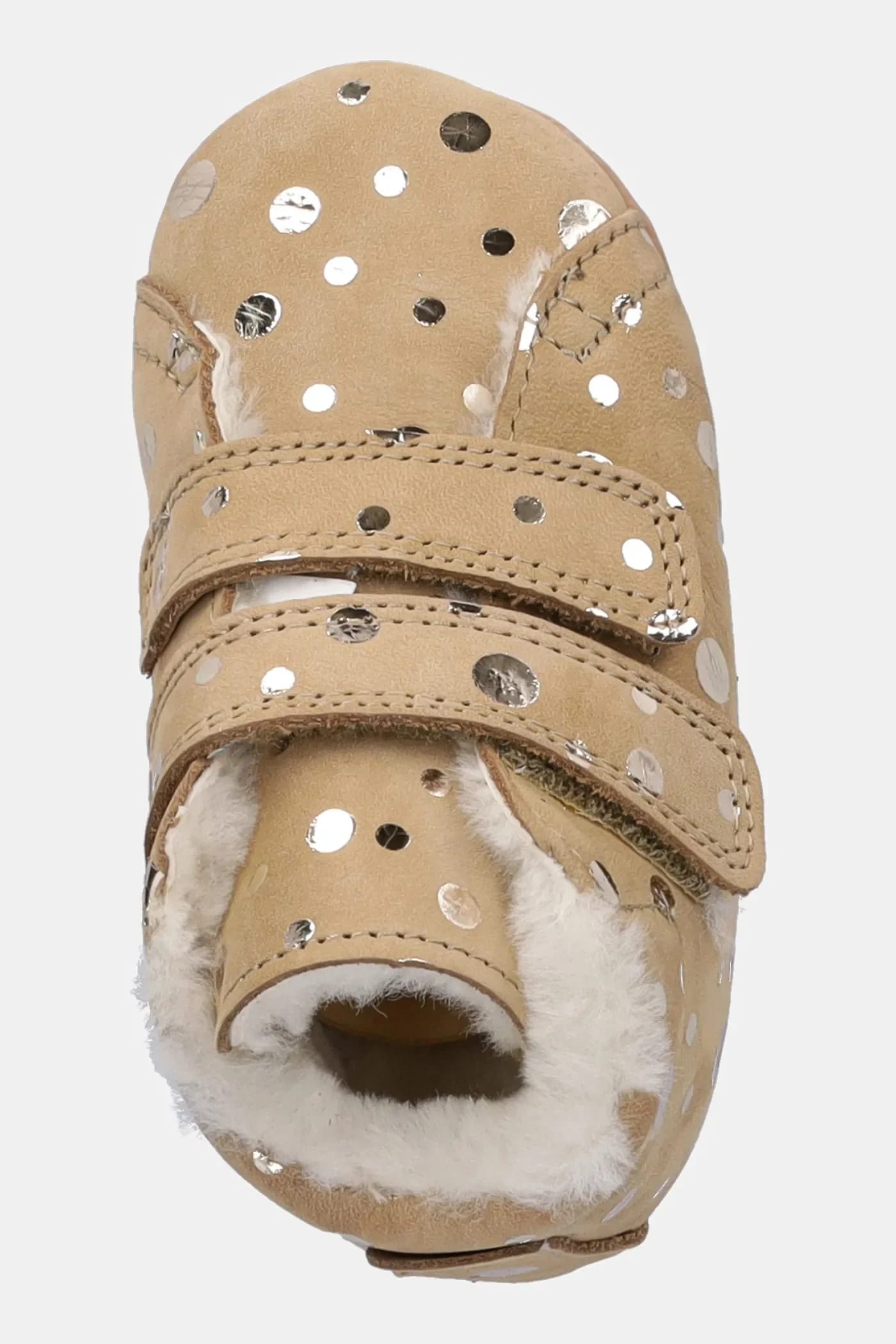 Детские кожаные туфли PREWALKERS FURRY BASIC - фото 4