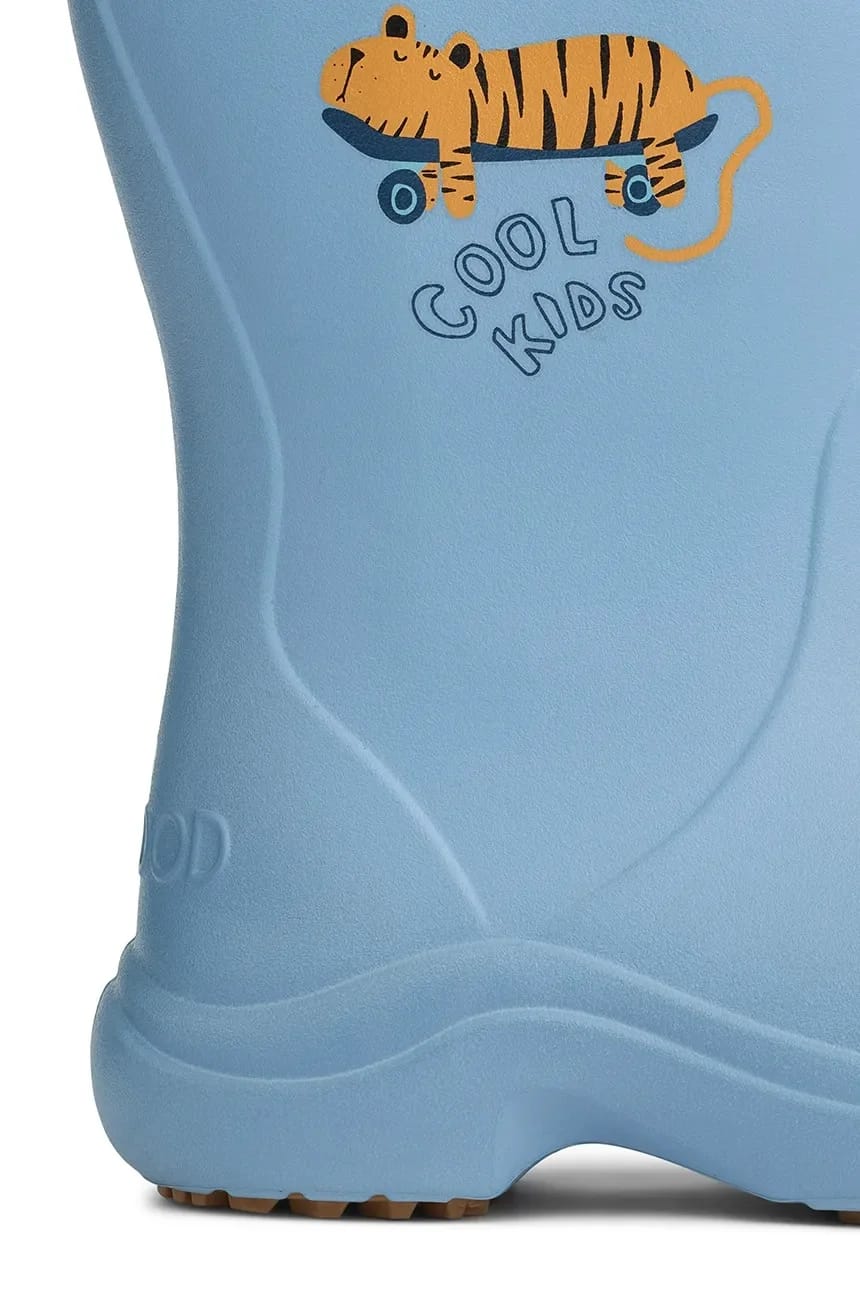 Детские резиновые сапоги Aston Rainboot синие для мальчиков - фото 3