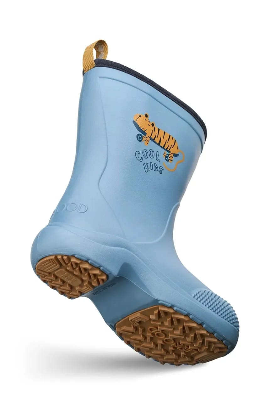 Детские резиновые сапоги Aston Rainboot синие для мальчиков - фото 5