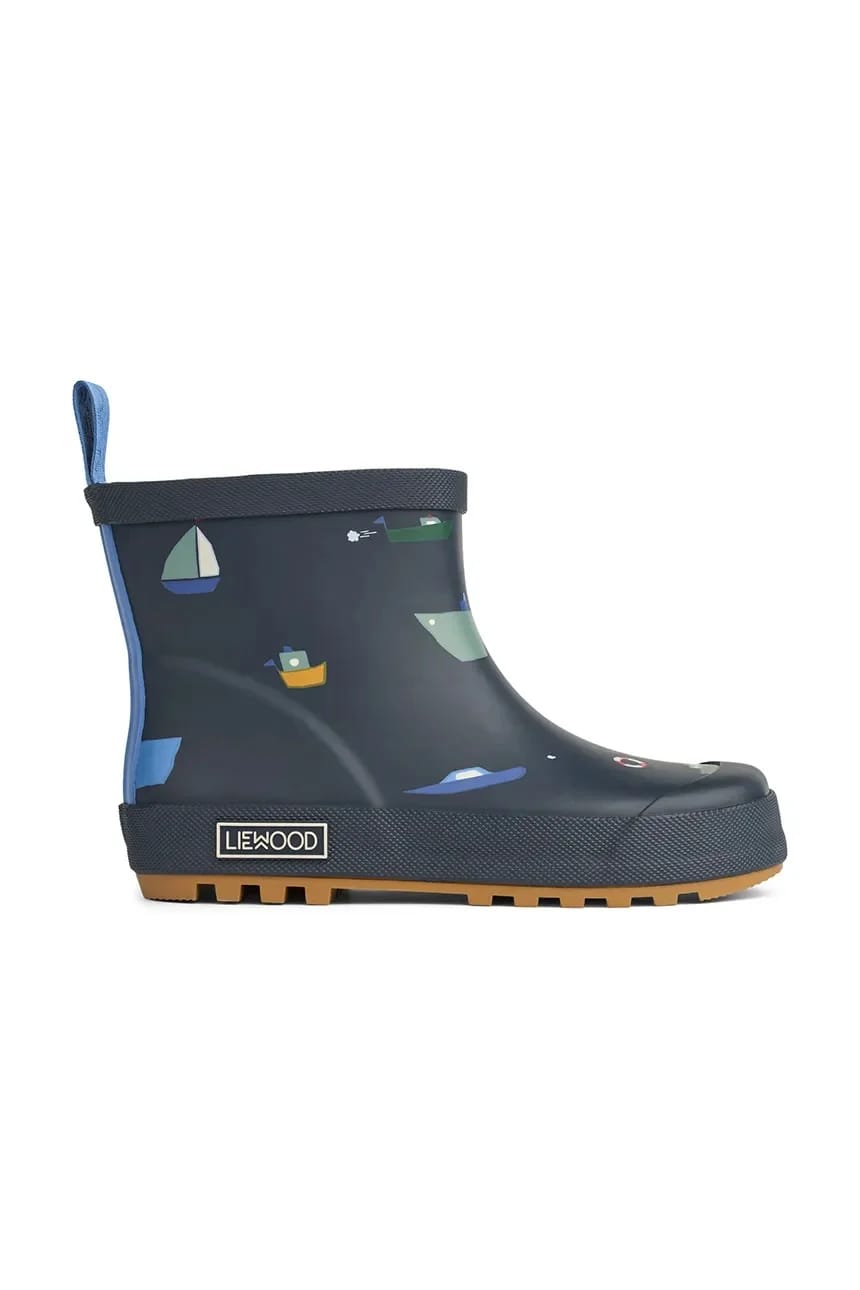 Детские резиновые сапоги Tekla Rainboot с принтом - фото 2