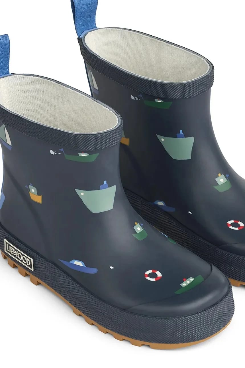Детские резиновые сапоги Tekla Rainboot с принтом - фото 4