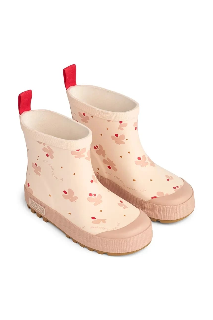 Детские резиновые сапоги Tekla Rainboot с принтом