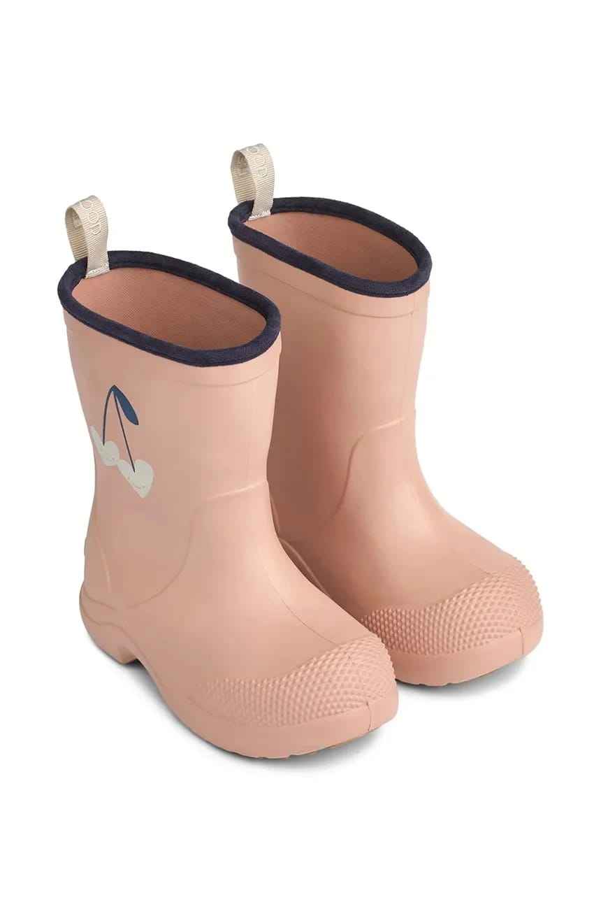 Детские резиновые сапоги Aston Rainboot розовые для девочек