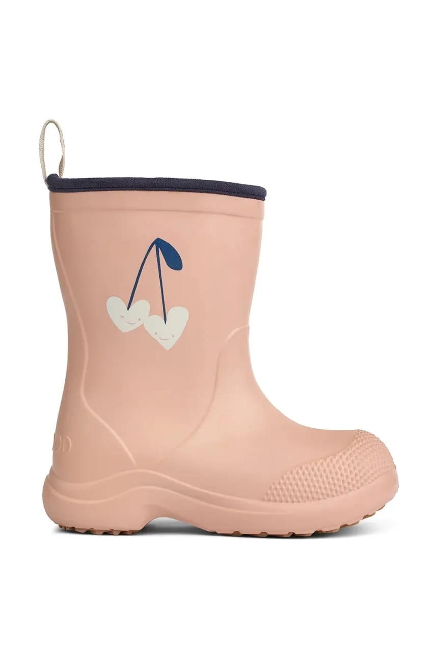 Детские резиновые сапоги Aston Rainboot розовые для девочек - фото 2
