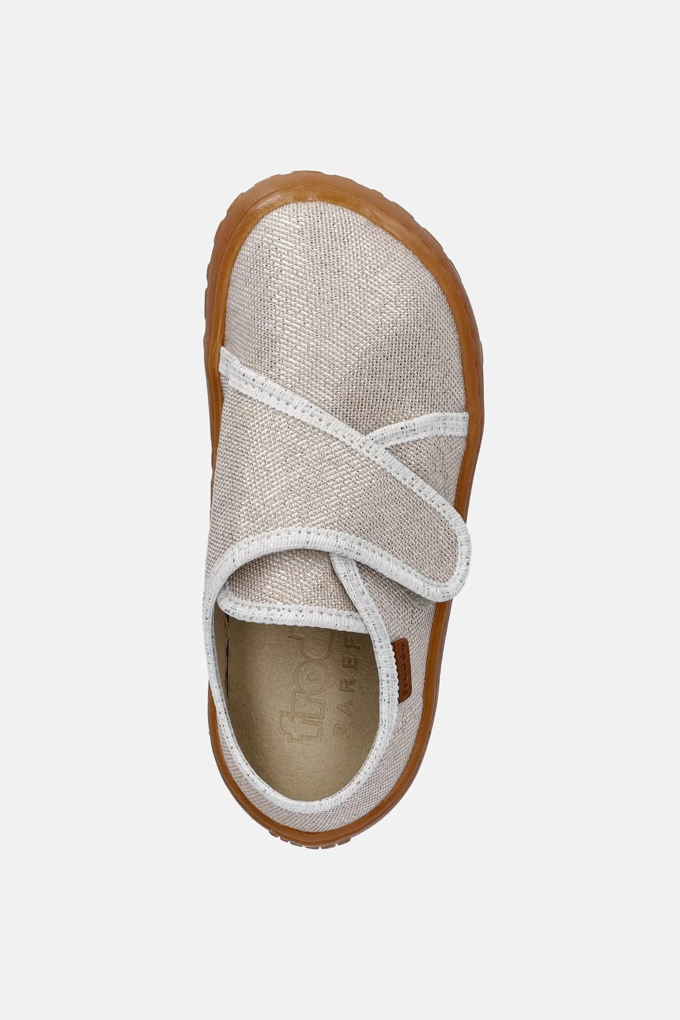 Детские тапочки BAREFOOT SIPPERERS бежевые для девочек - фото 4