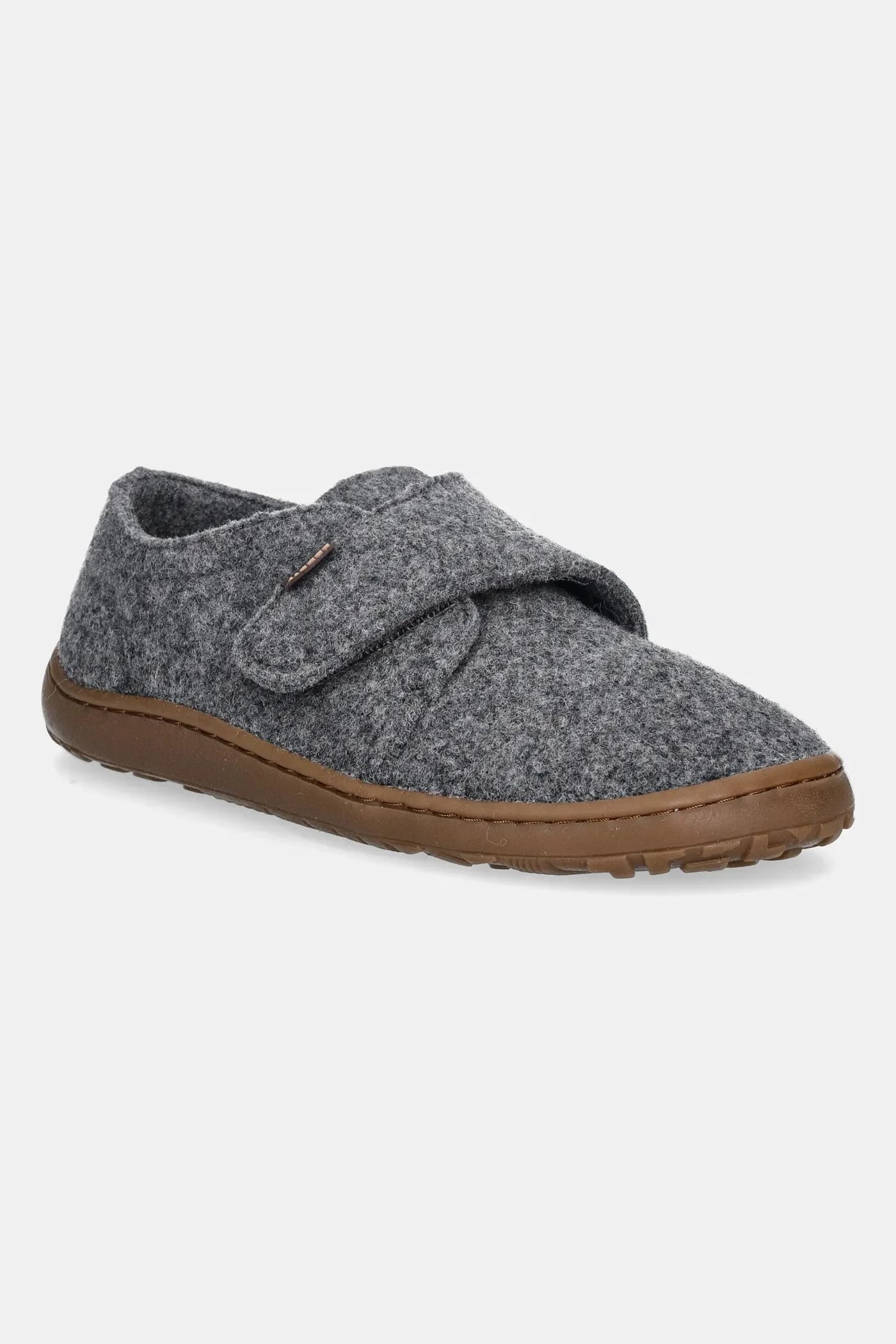 Детские тапочки BAREFOOT WOOLY серые для мальчиков