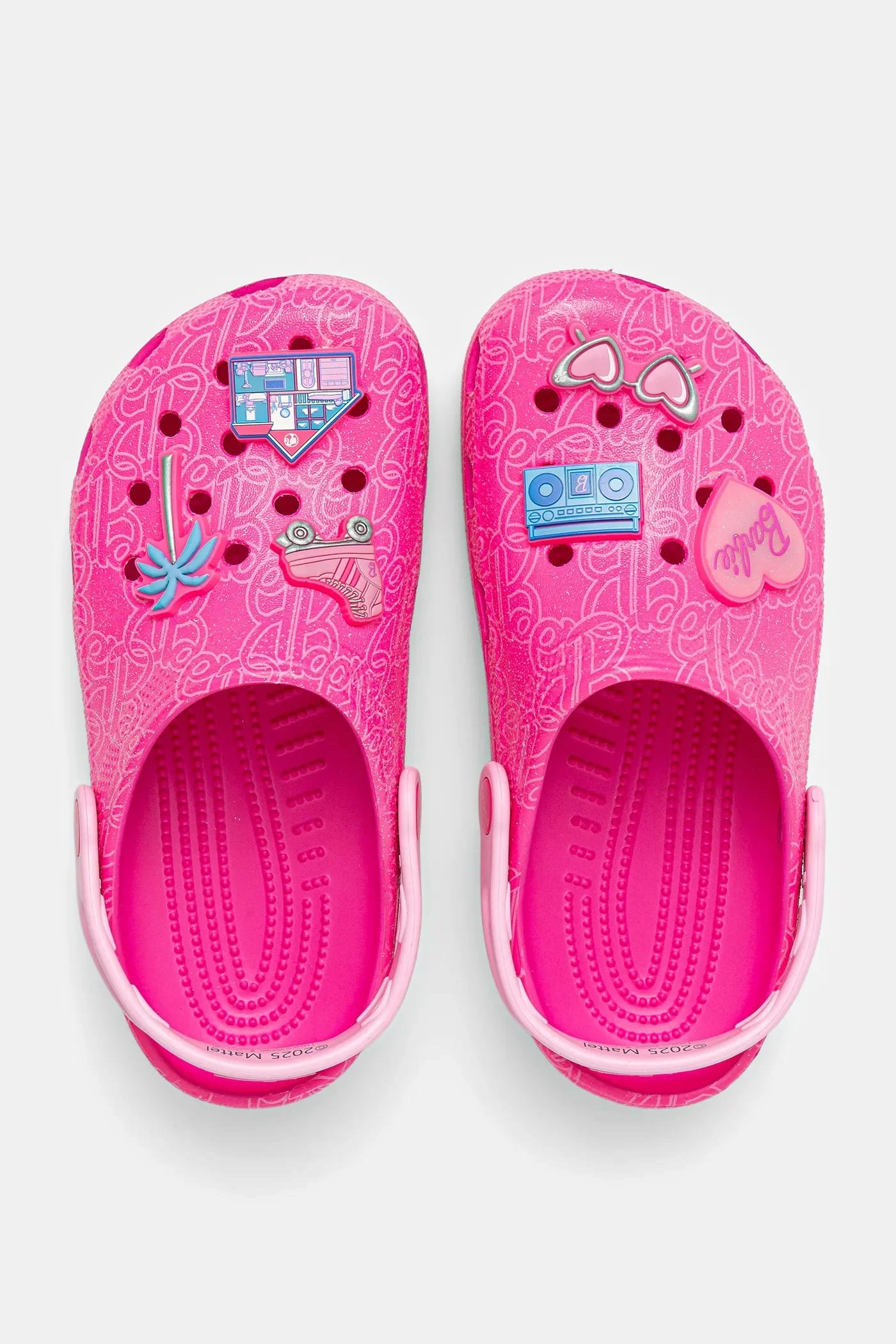 Детские тапочки Crocs CLASSIC MATTEL PINK BARBIE CLOG - фото 2