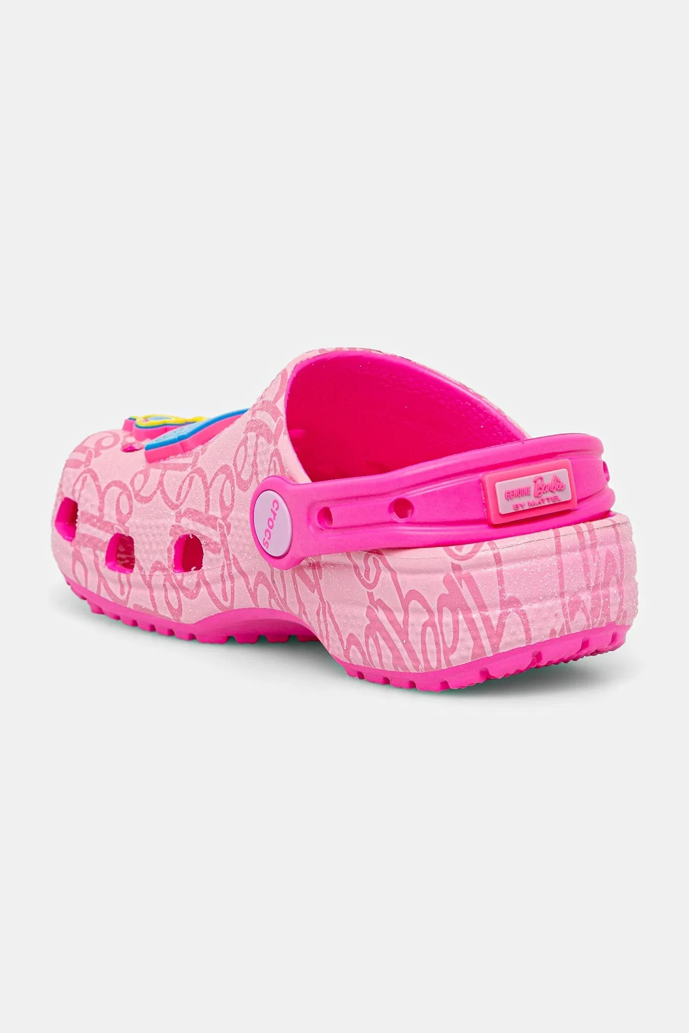 Детские тапочки Crocs CLASSIC MATTEL PINK BARBIE CLOG - фото 4