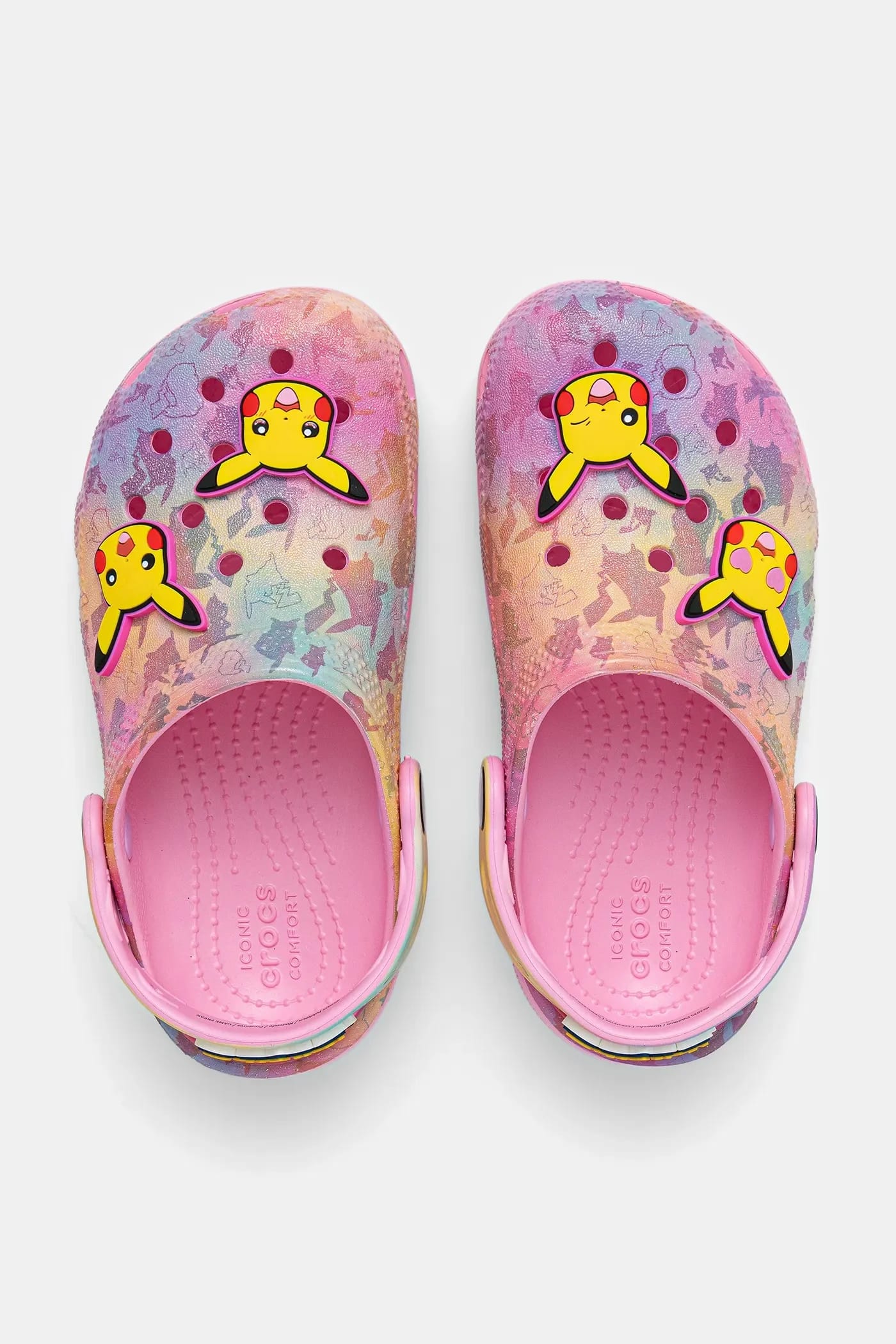Детские тапочки Crocs CLASSIC PIKACHU PINK CLOG - фото 2