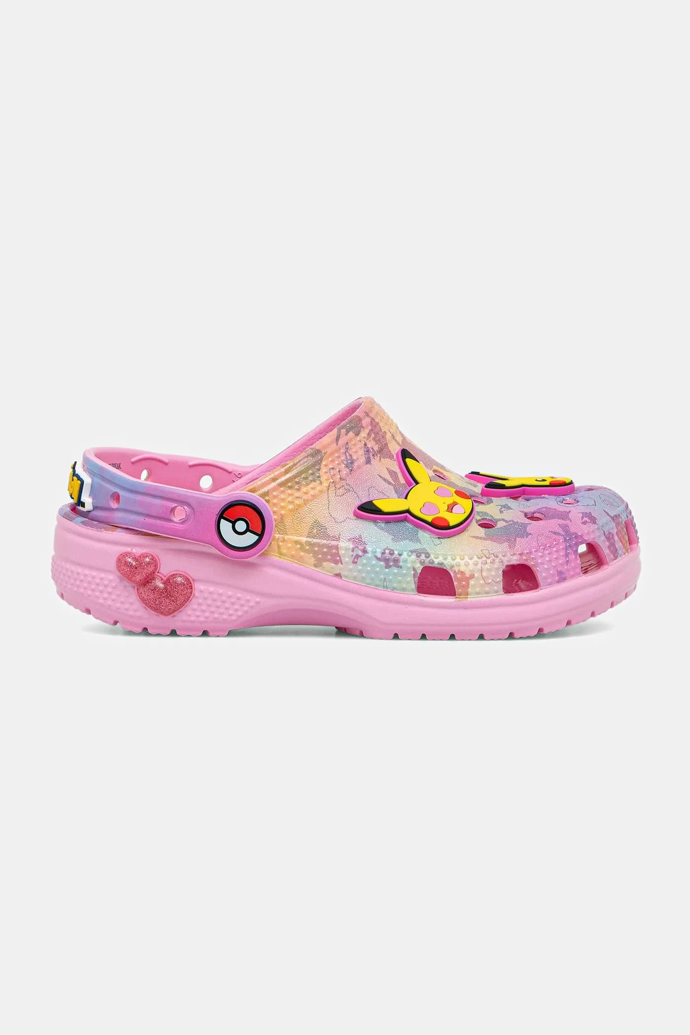 Детские тапочки Crocs CLASSIC PIKACHU PINK CLOG - фото 3