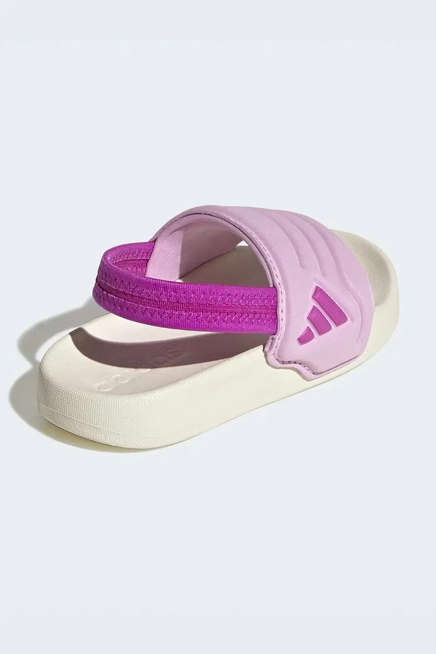 Детские тапочки ADILETTE ESTRAP 2.0 фиолетовые для мальчиков - фото 3