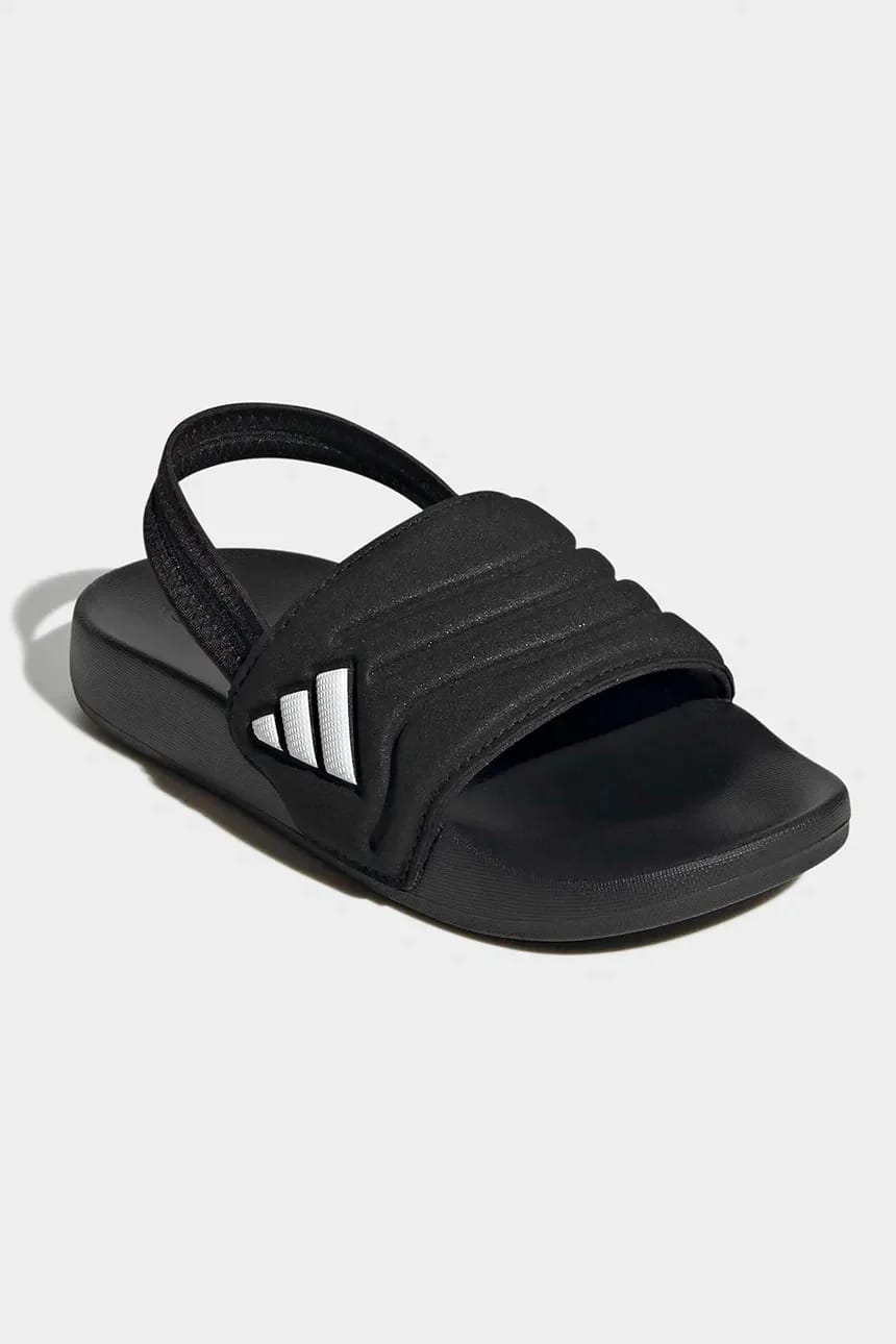 Детские тапочки ADILETTE ESTRAP 2.0 черные для мальчиков - фото 2