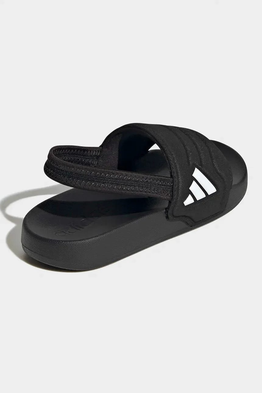 Детские тапочки ADILETTE ESTRAP 2.0 черные для мальчиков - фото 3