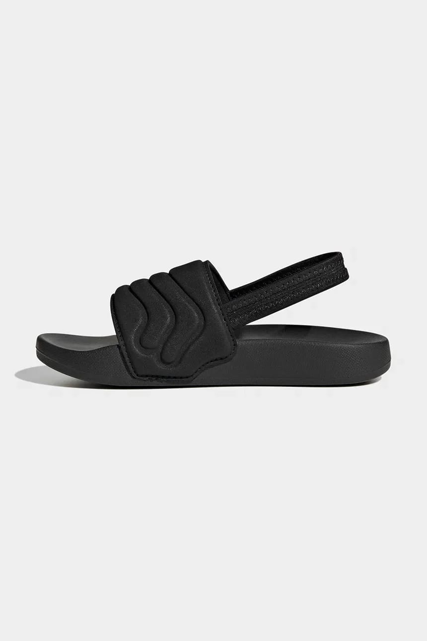 Детские тапочки ADILETTE ESTRAP 2.0 черные для мальчиков - фото 4