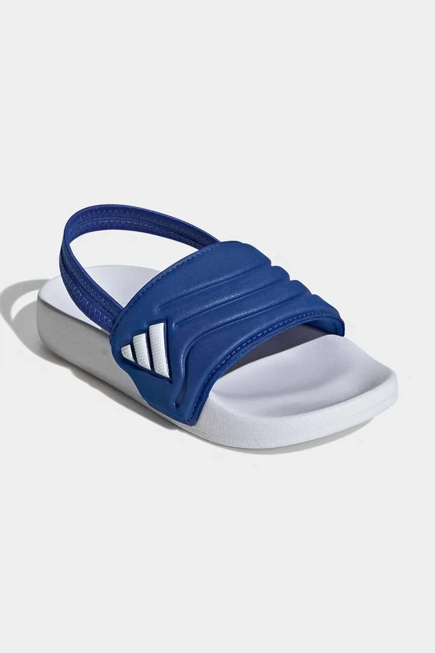 Детские тапочки ADILETTE ESTRAP 2.0 синие для мальчиков - фото 2