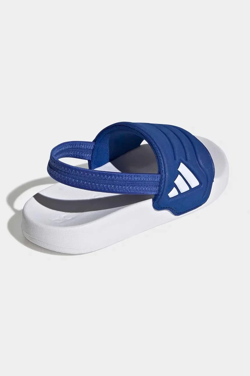 Детские тапочки ADILETTE ESTRAP 2.0 синие для мальчиков - фото 3