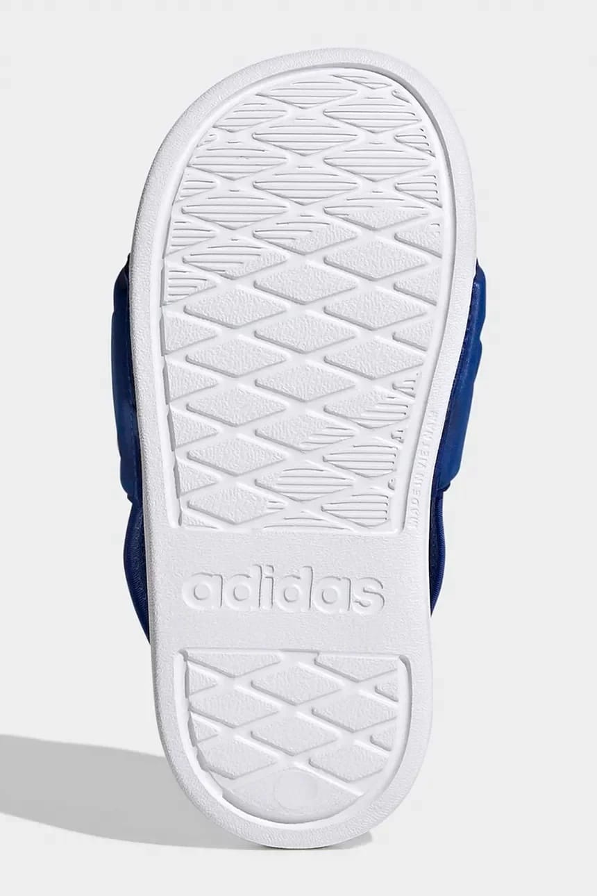 Детские тапочки ADILETTE ESTRAP 2.0 синие для мальчиков - фото 6